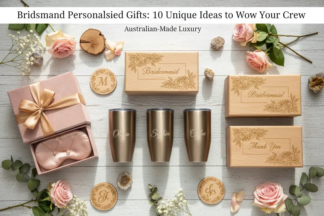 Bridesmaid Personalised Gifts: 10 Unique Ideas to Wow Your Crew - Pixel Burn Custom Laser Creations