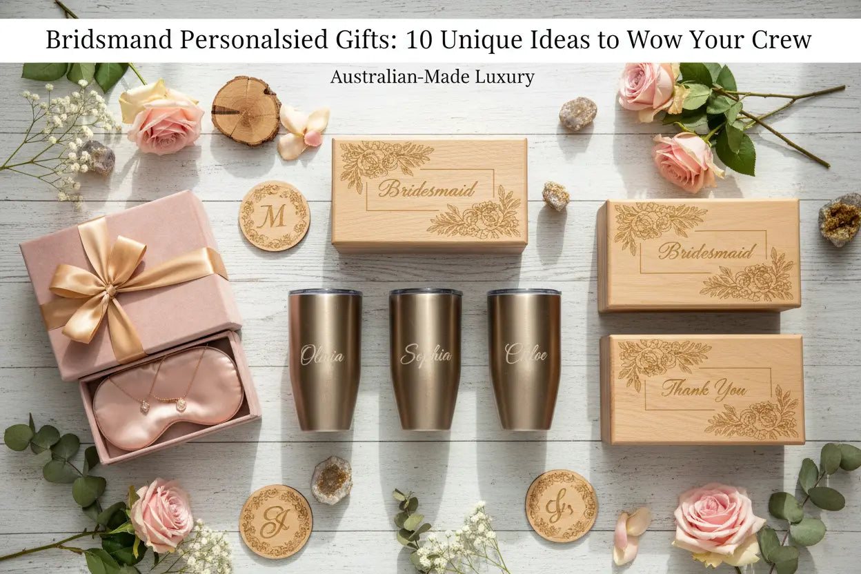 Bridesmaid Personalised Gifts: 10 Unique Ideas to Wow Your Crew - Pixel Burn Custom Laser Creations 