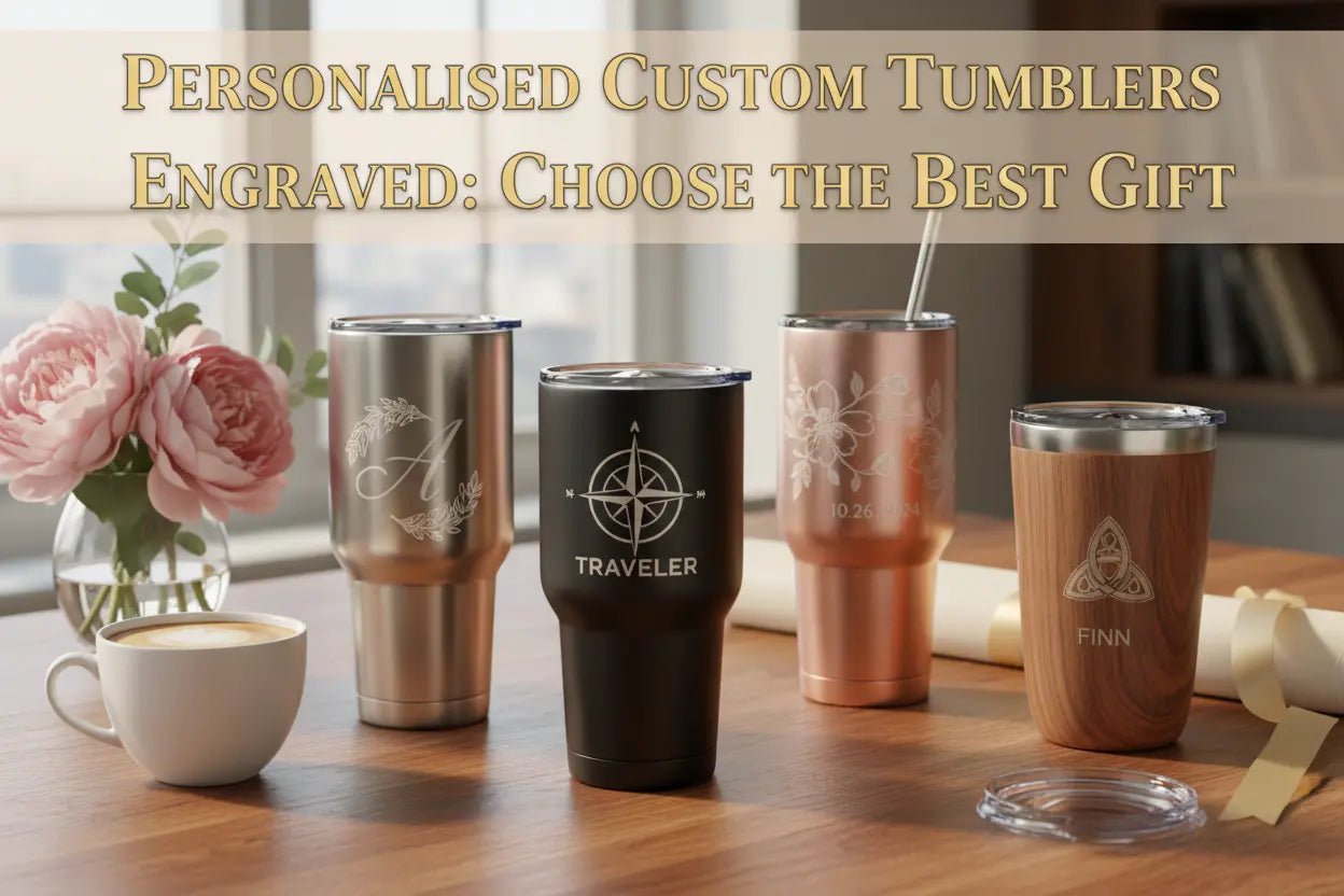 Personalised Custom Tumblers Engraved: How to Choose the Best Gift - Pixel Burn Custom Laser Creations