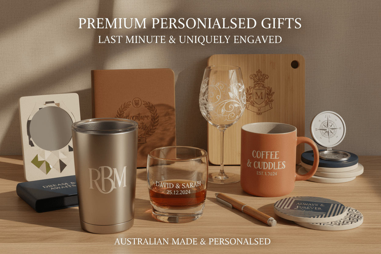 Last Minute Personalised Gifts - Pixel Burn Custom Laser Creations