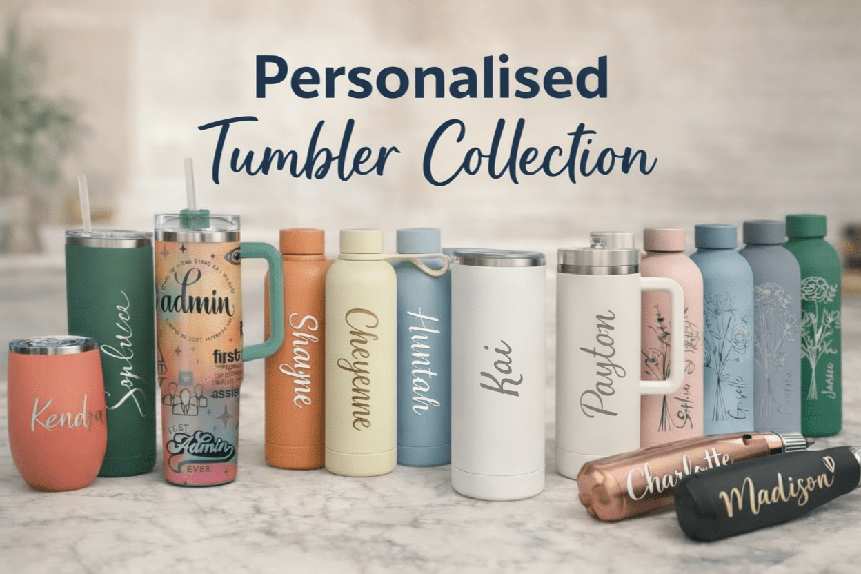 Personalised Tumblers - Pixel Burn Custom Laser Creations