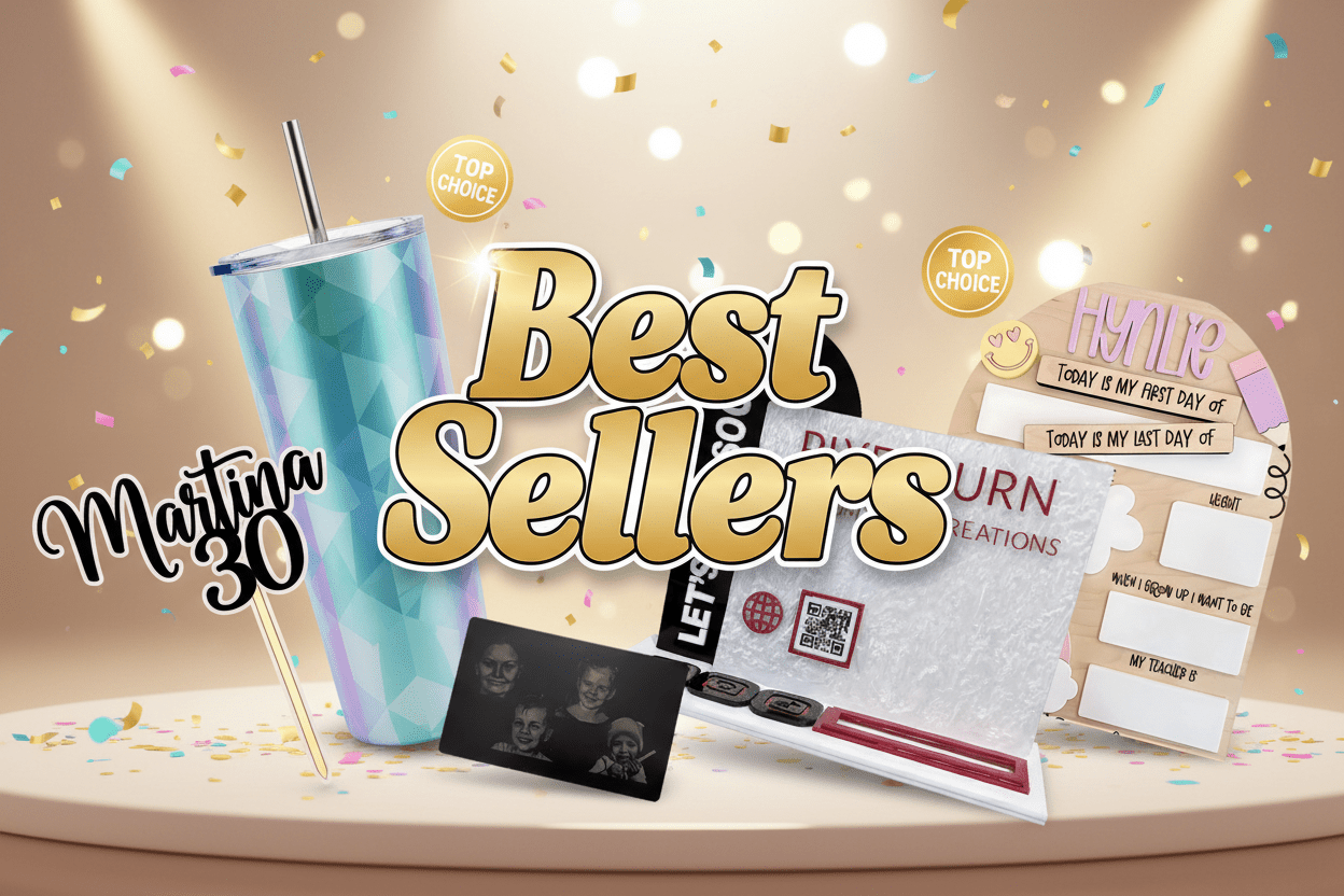 Best Sellers - Pixel Burn Custom Laser Creations