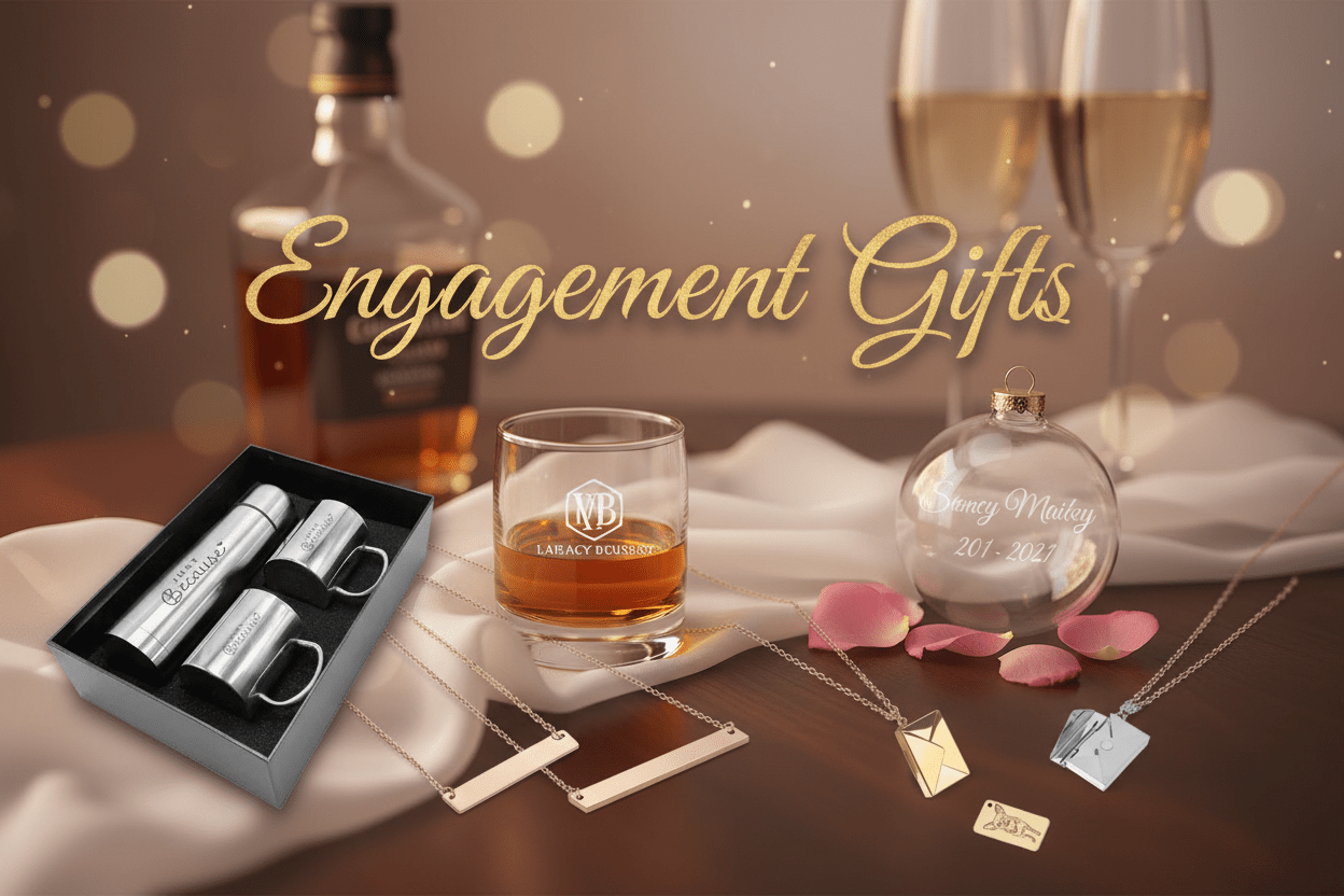 Engagement Gifts - Pixel Burn Custom Laser Creations