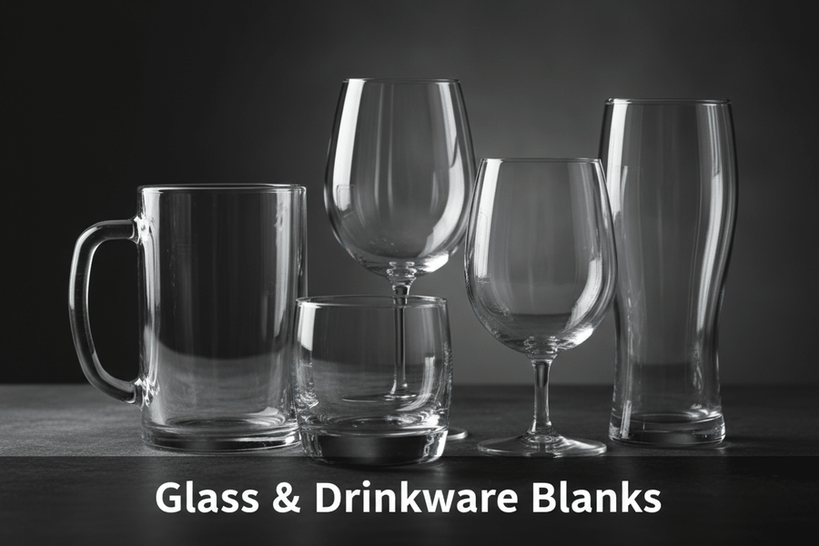 Glass & Drinkware Blanks - Pixel Burn Custom Laser Creations