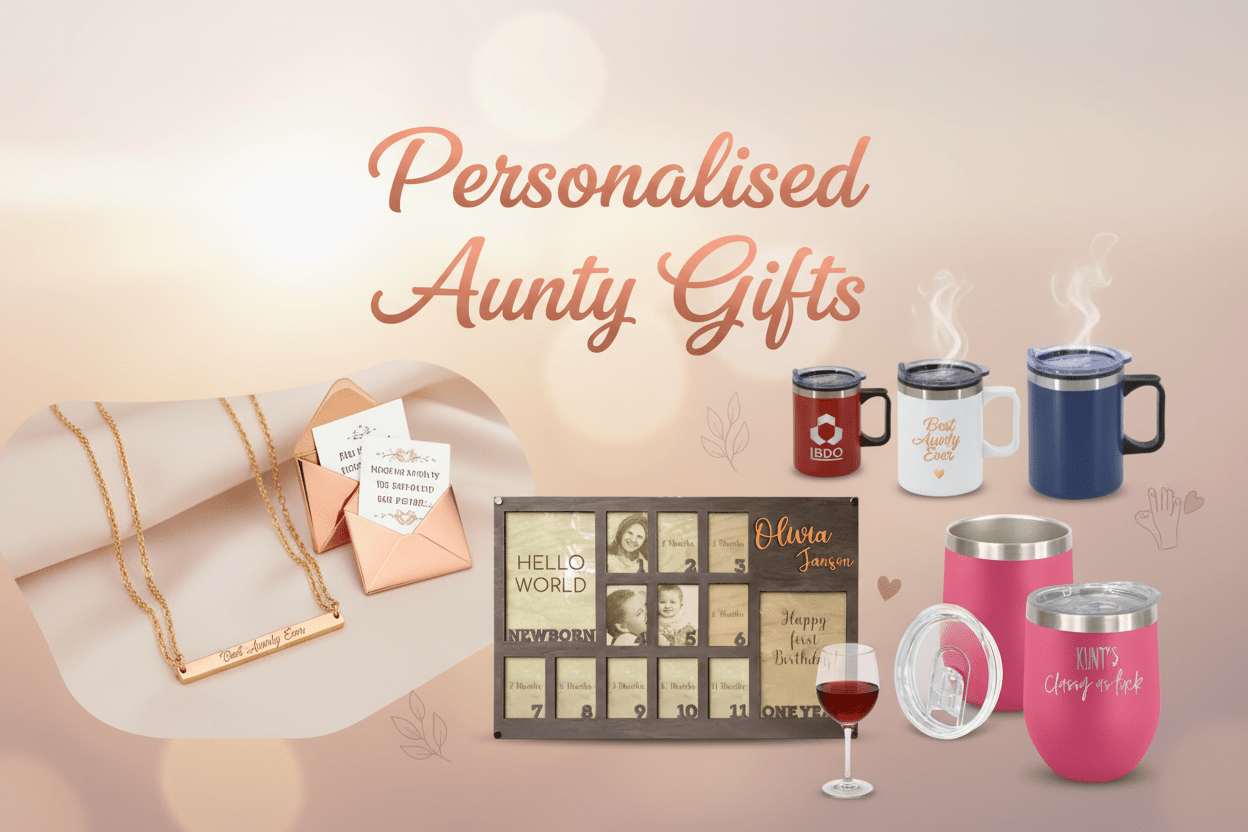 Personalised Aunty Gifts - Pixel Burn Custom Laser Creations
