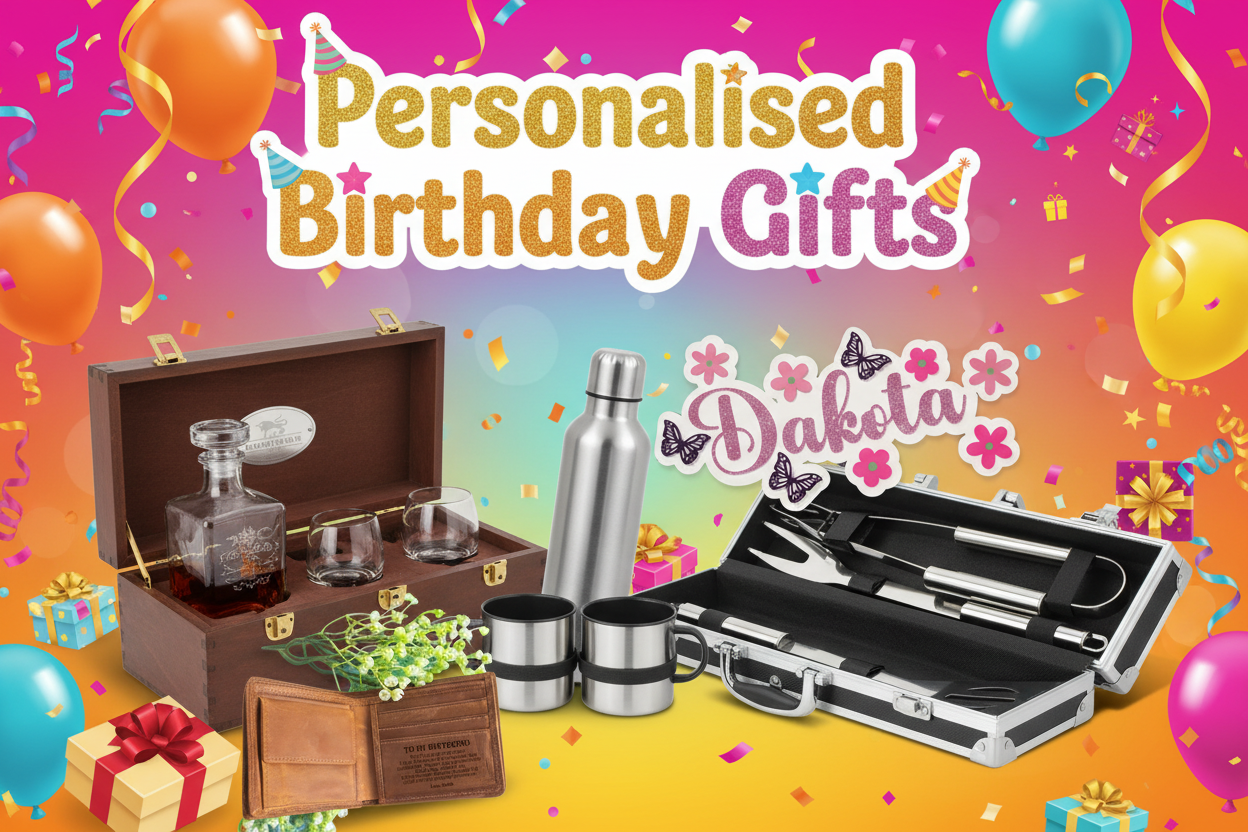 Personalised Birthday Gifts - Pixel Burn Custom Laser Creations