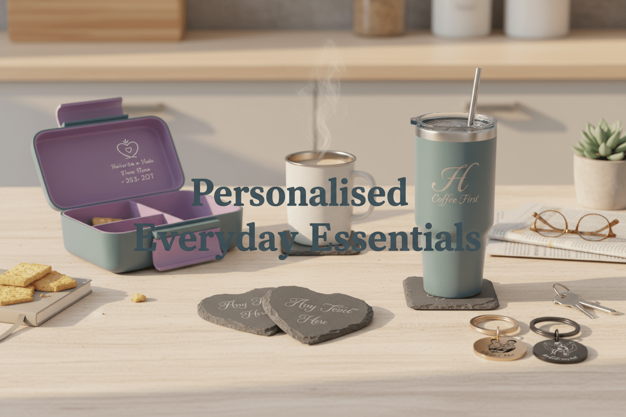 Personalised Everyday Essentials - Pixel Burn Custom Laser Creations