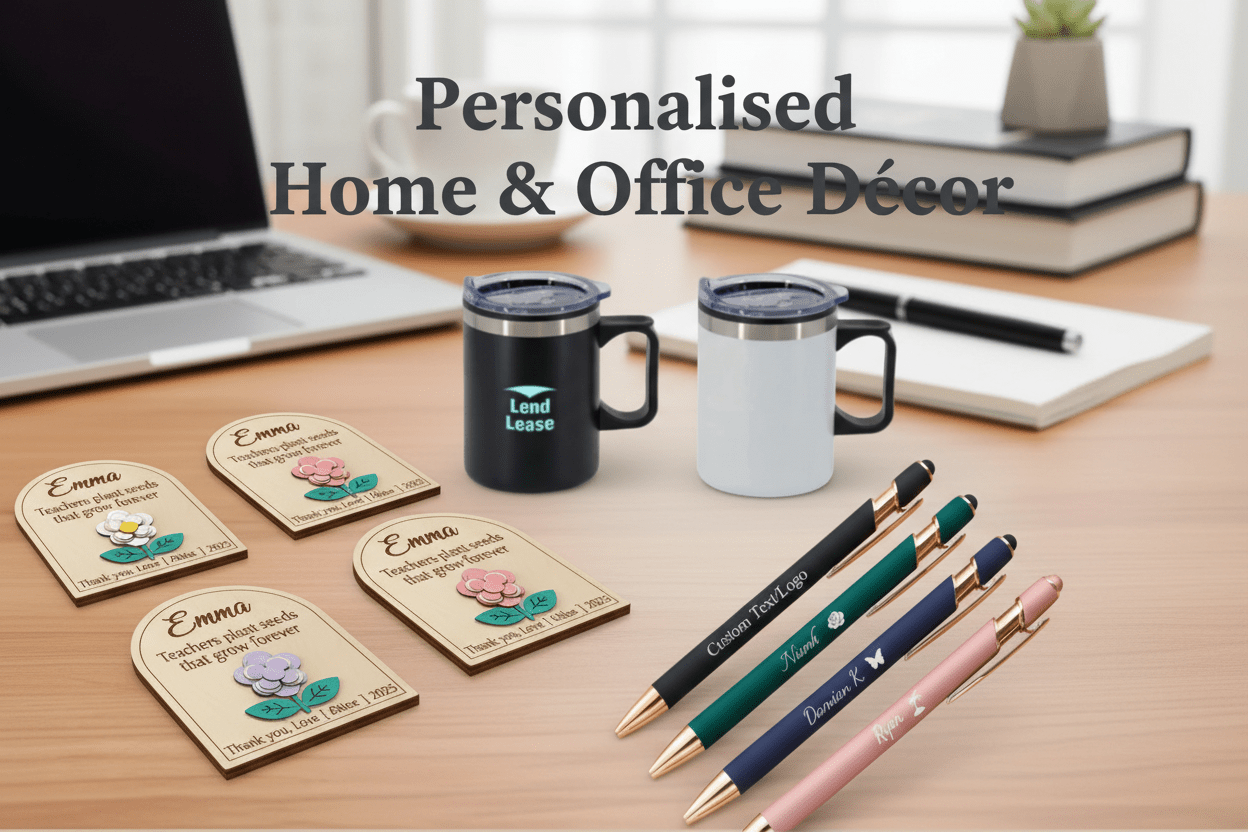 Personalised Home & Office Décor - Pixel Burn Custom Laser Creations