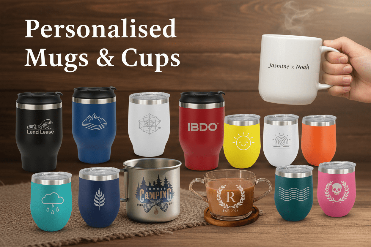 Personalised Mugs & Cups - Pixel Burn Custom Laser Creations