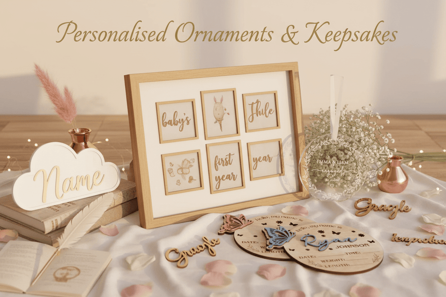 Personalised Ornaments & Keepsakes - Pixel Burn Custom Laser Creations