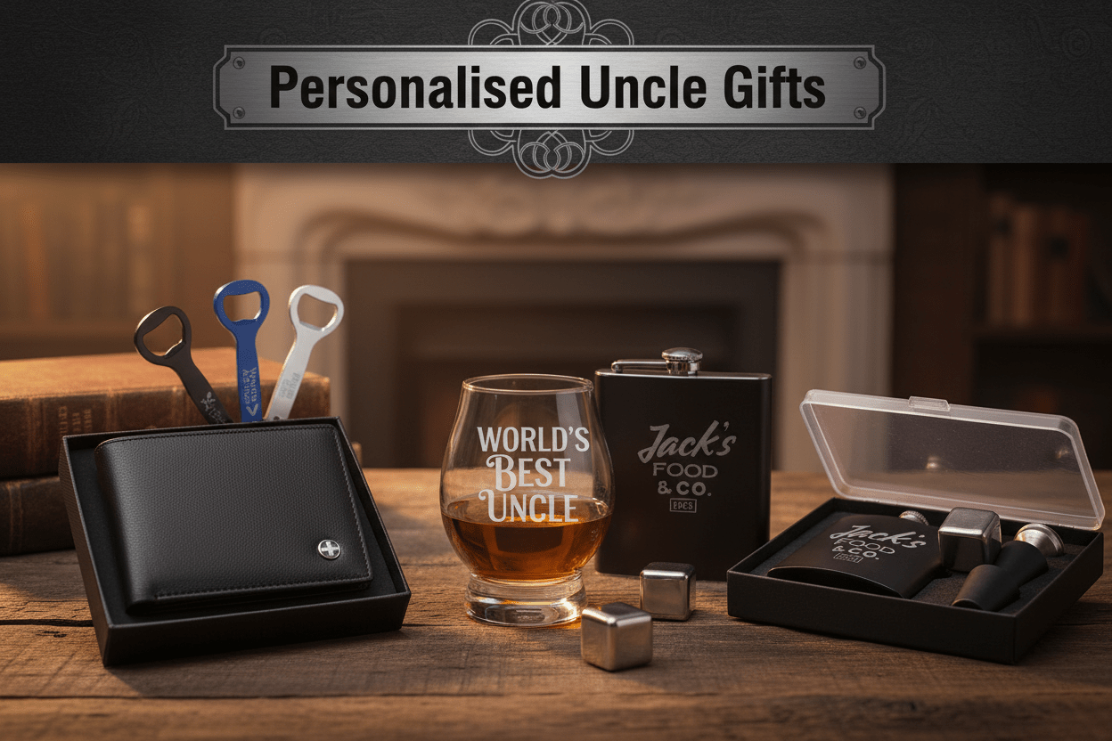 Personalised Uncle Gifts - Pixel Burn Custom Laser Creations