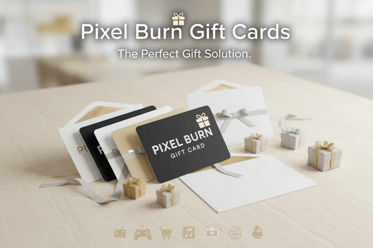 Pixel Burn Gift Cards - Pixel Burn Custom Laser Creations