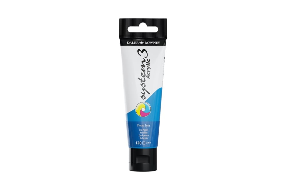 Daler Rowney System 3 Acrylic Paint – Blue (59ml) - Pixel Burn Custom Laser Creations