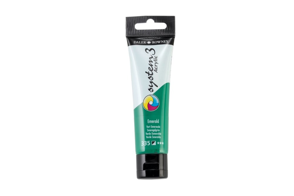 Daler Rowney System 3 Acrylic Paint – Green (59ml) - Pixel Burn Custom Laser Creations