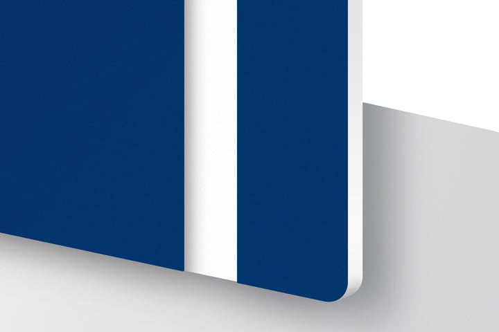 Pixel Burn DuoTone™ Blue / White Engraving Laminate – 1.6mm - Pixel Burn Custom Laser Creations