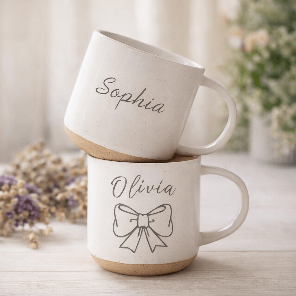 Personalised Engraved Ceramic Mug - Pixel Burn Custom Laser Creations