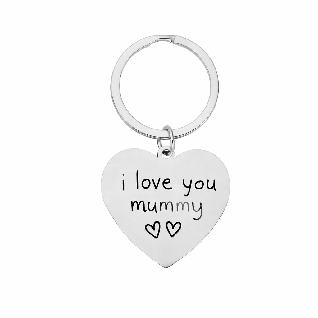 Personalised Engraved Heart Keyring Photo & Message - Pixel Burn Custom Laser Creations
