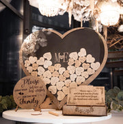 Personalised Wedding Guest Book Frame - Pixel Burn Custom Laser Creations