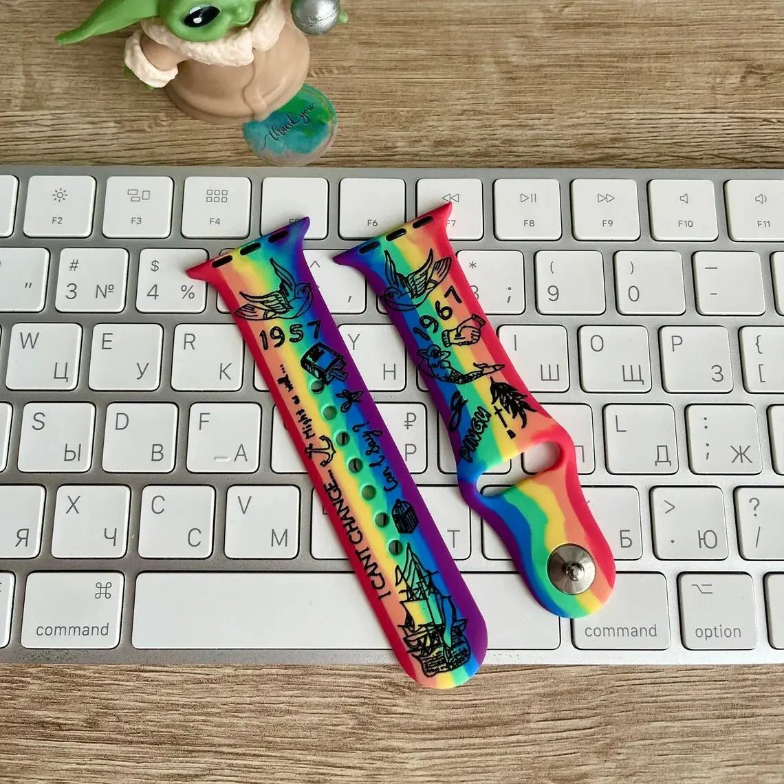 Personalised Engraved Apple Watch Band
