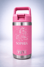 Personalised YETI Rambler Jr. 12oz Kids Bottle - Pixel Burn Custom Laser Creations