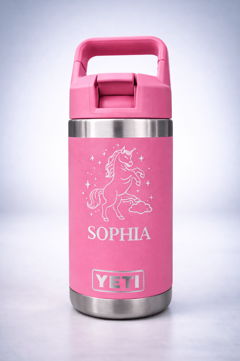 Personalised YETI Rambler Jr. 12oz Kids Bottle - Pixel Burn Custom Laser Creations