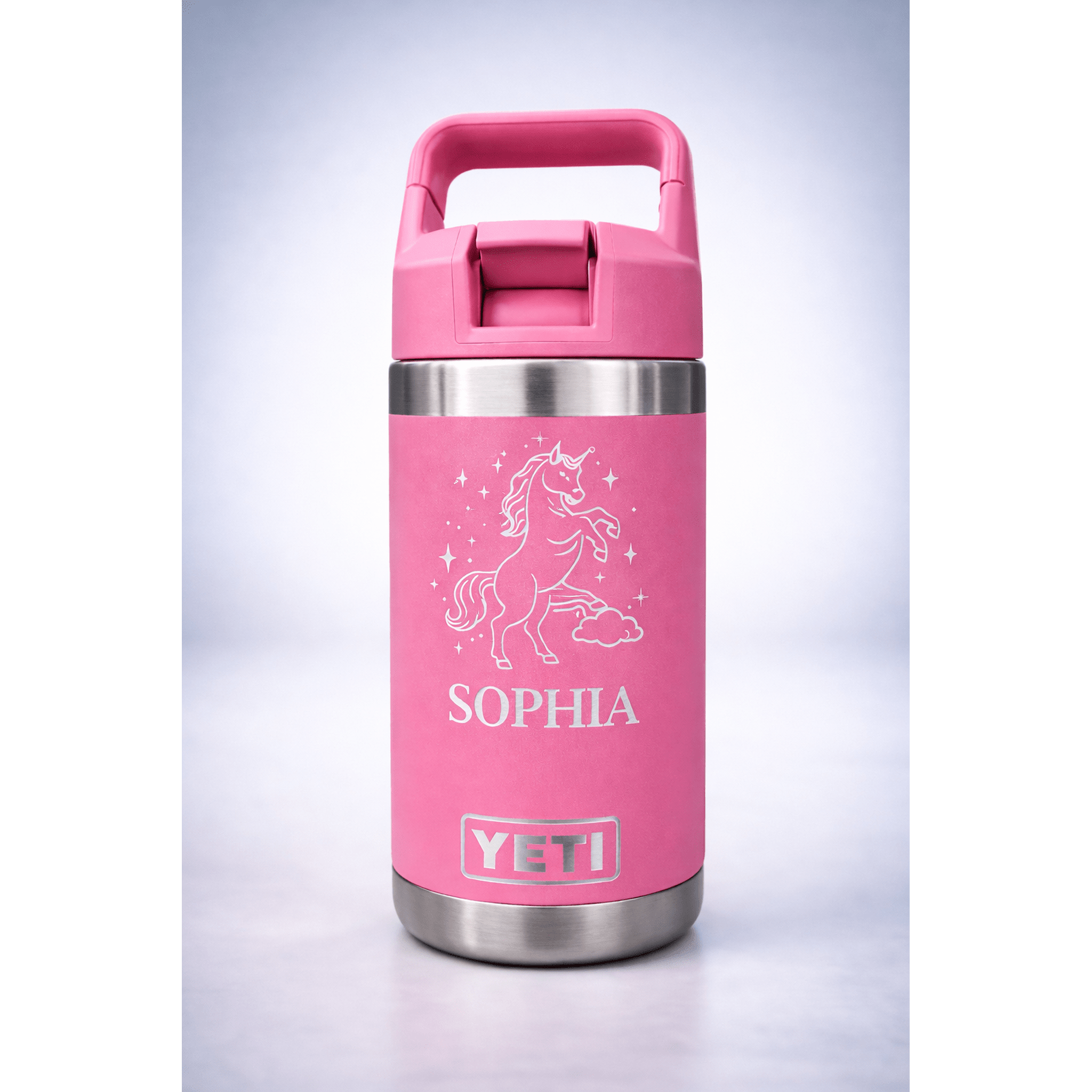 Personalised YETI Rambler Jr. 12oz Kids Bottle - Pixel Burn Custom Laser Creations