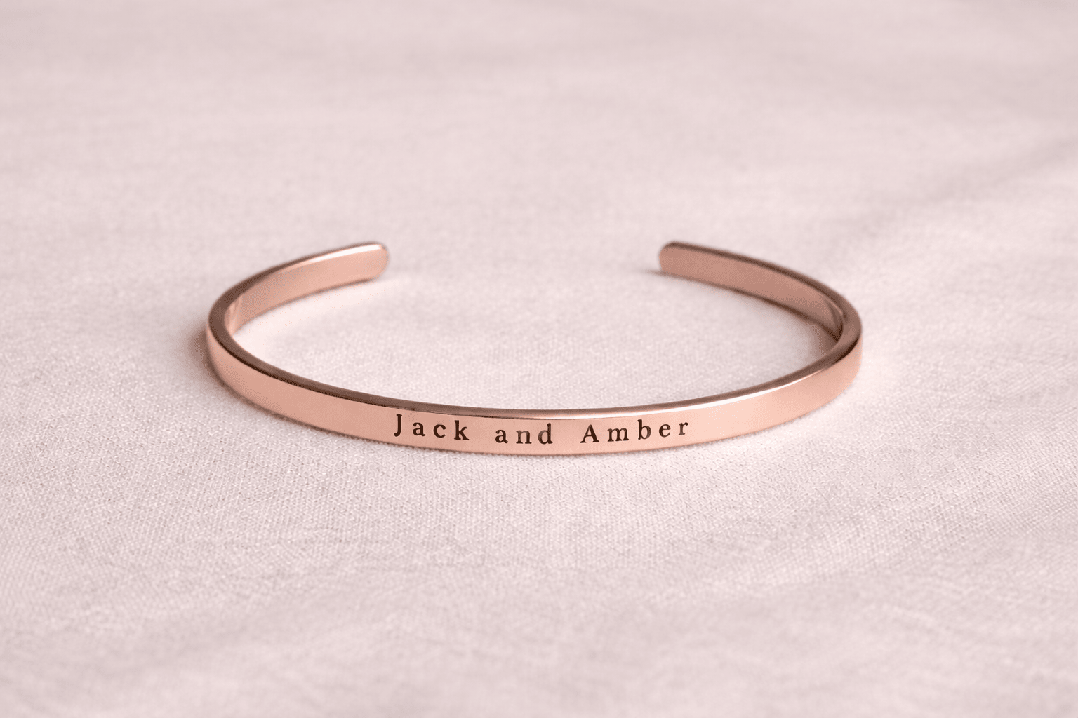 Personalised Engraved Cuff Bangle - Pixel Burn Custom Laser Creations