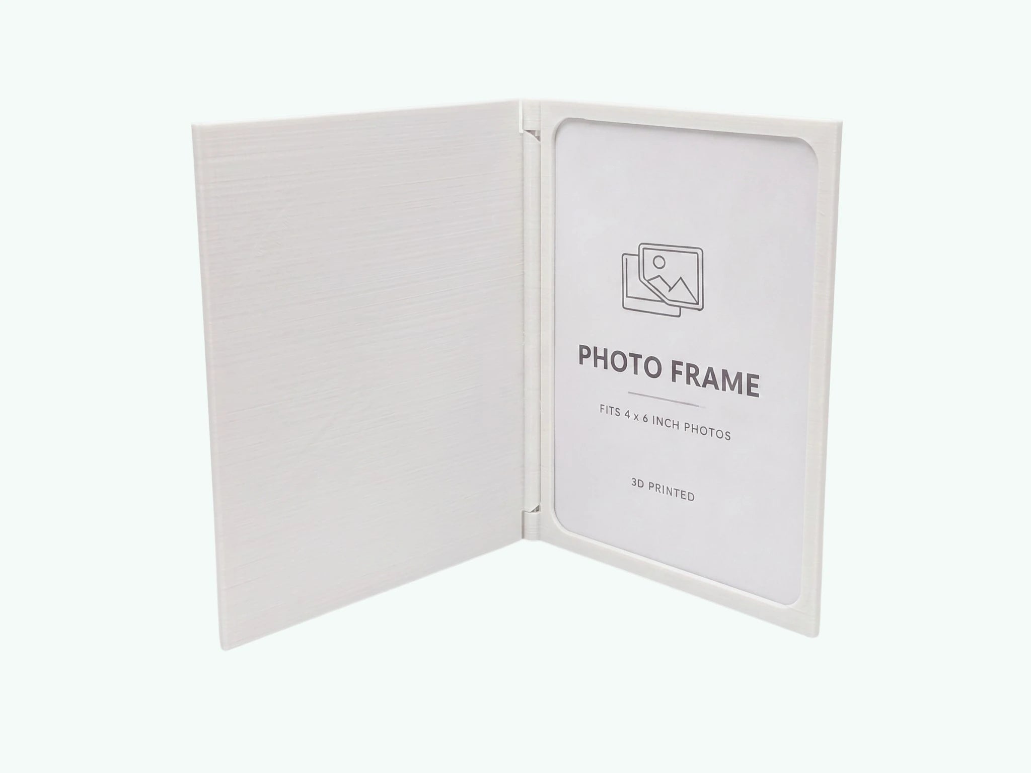 Personalised 3D Printed Book Style Photo Frame
