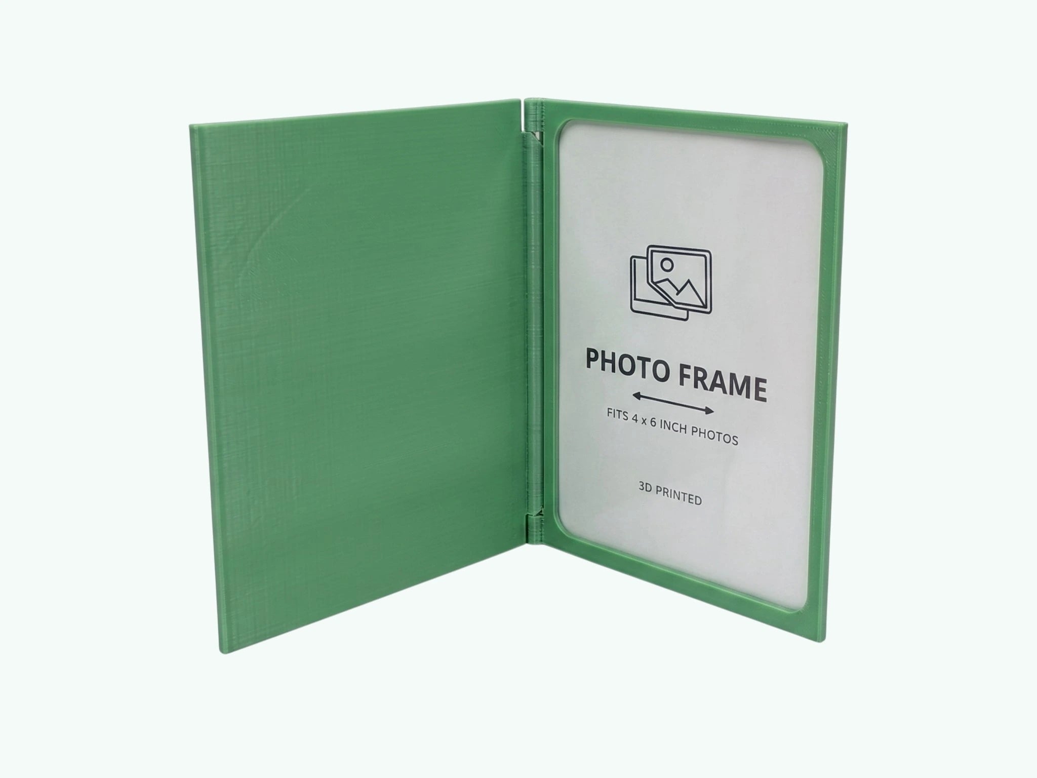 Personalised 3D Printed Book Style Photo Frame