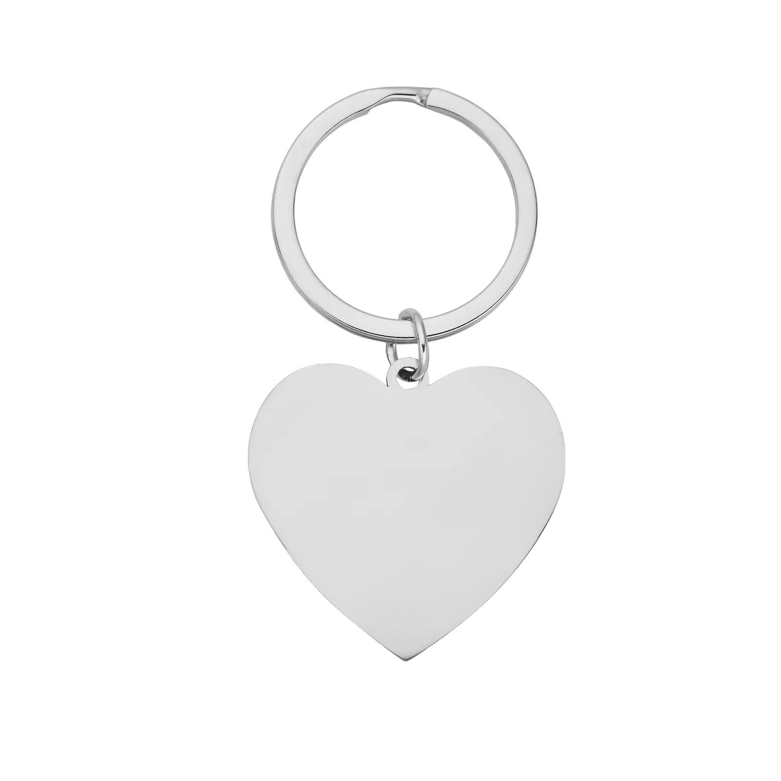 Personalised Engraved Heart Keyring Photo & Message - Pixel Burn Custom Laser Creations