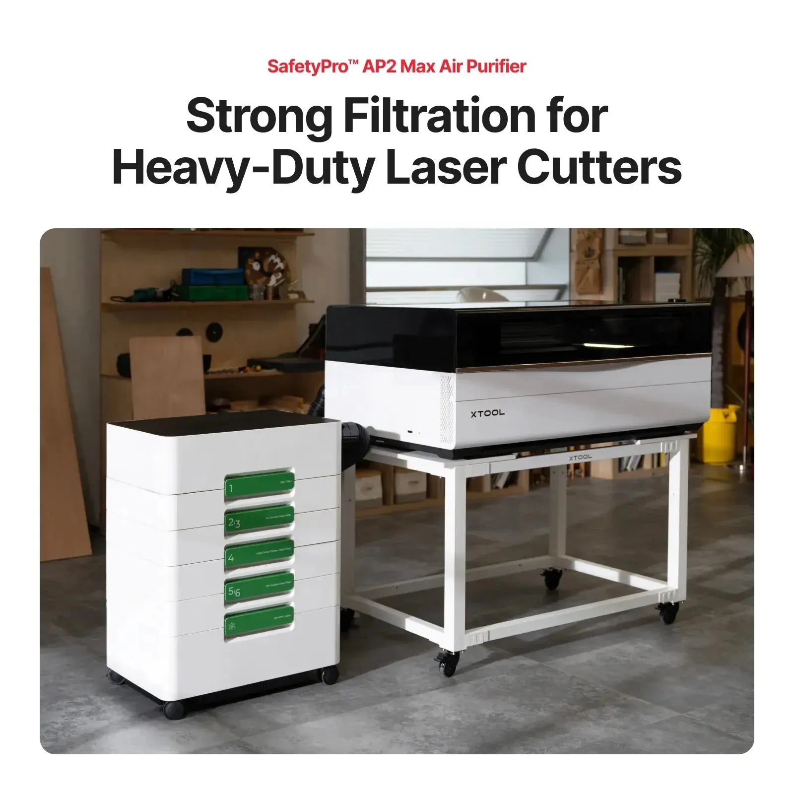 xTool P3 80W CO2 Laser Cutter & Engraver with Intelligent Automation Pixel Burn Laser Blanks