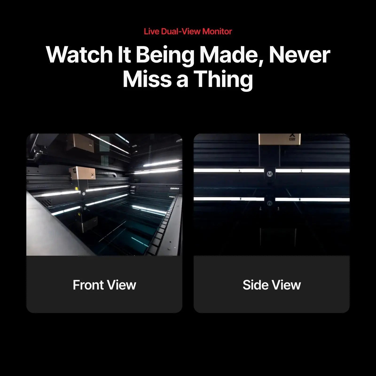 xTool P3 80W CO2 Laser Cutter & Engraver with Intelligent Automation Pixel Burn Laser Blanks