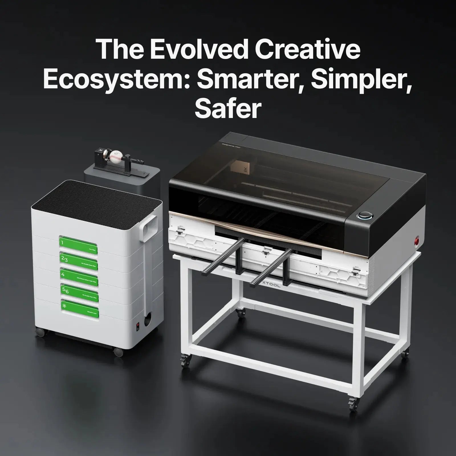 xTool P3 80W CO2 Laser Cutter & Engraver with Intelligent Automation Pixel Burn Laser Blanks