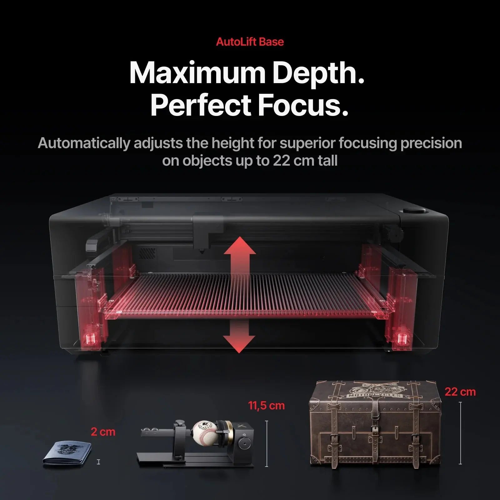 xTool P3 80W CO2 Laser Cutter & Engraver with Intelligent Automation Pixel Burn Laser Blanks