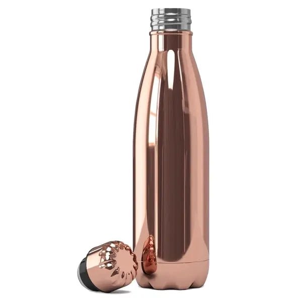Personalised Water Bottle – Stainless Steel Chrome - Pixel Burn Custom Laser Creations