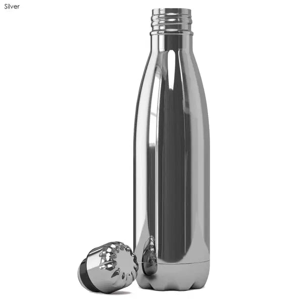 Personalised Engraved Luxe Metal Drink Bottle Pixel Burn Custom Laser Creations