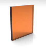 Amber Mirror Acrylic Pixel Burn Laser Blanks