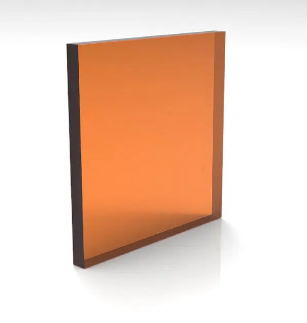 Amber Mirror Acrylic Pixel Burn Laser Blanks