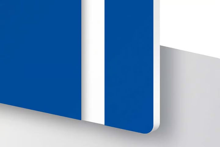 Pixel Burn DuoTone™ Sapphire / White Engraving Laminate – 1.6mm - Pixel Burn Custom Laser Creations