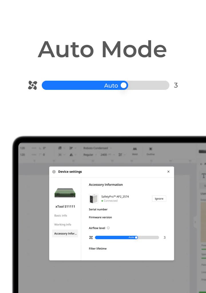 xTool SafetyPro™ AP2 / AP2 Max Air Purifier with SuperCyclone - Pixel Burn Custom Laser Creations