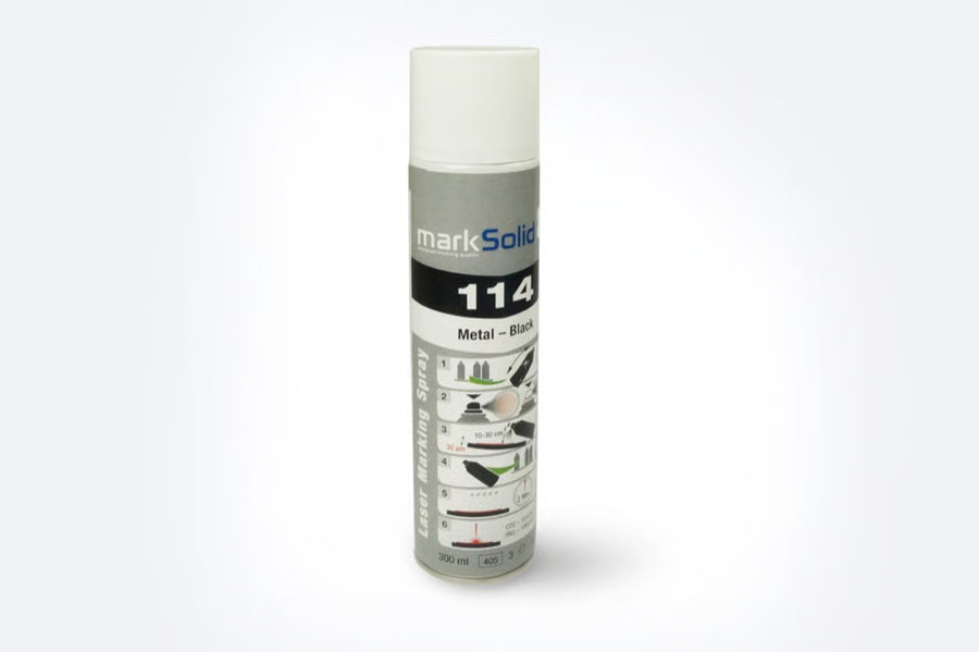 MarkSolid Spray 114 Laser Marking Spray - Pixel Burn Custom Laser Creations