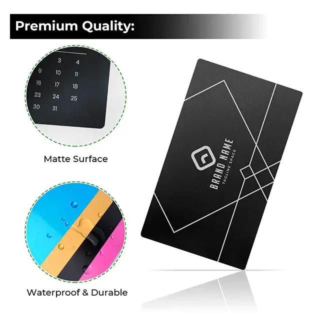 Metal Business Card Blanks for Laser Engraving Pixel Burn Laser Blanks
