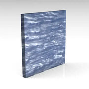 Blue Pearl Finish Acrylic Pixel Burn Laser Blanks