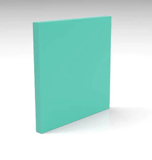 Aqua Solid Acrylic - Pixel Burn Custom Laser Creations