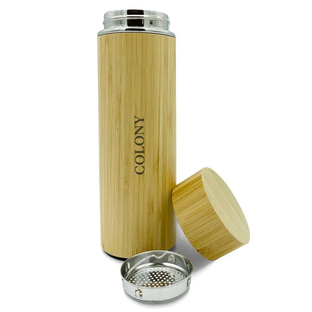 Bamboo Bottle Blank - 400ml - Pixel Burn Custom Laser Creations