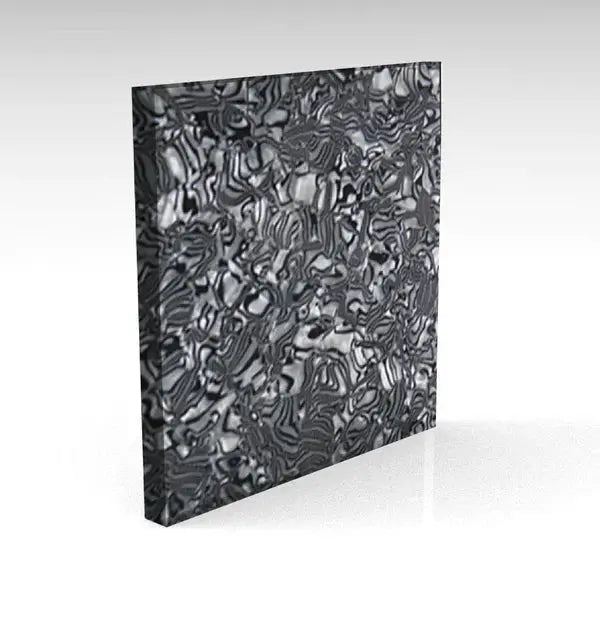 Black Oyster Pixel Premium Acrylic Pixel Burn Laser Blanks