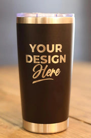 Personalised Tumbler Engraved Stainless Steel Pixel Burn Custom Laser Creations