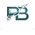 Logo with stylised letters PB