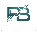 Logo with stylised letters PB
