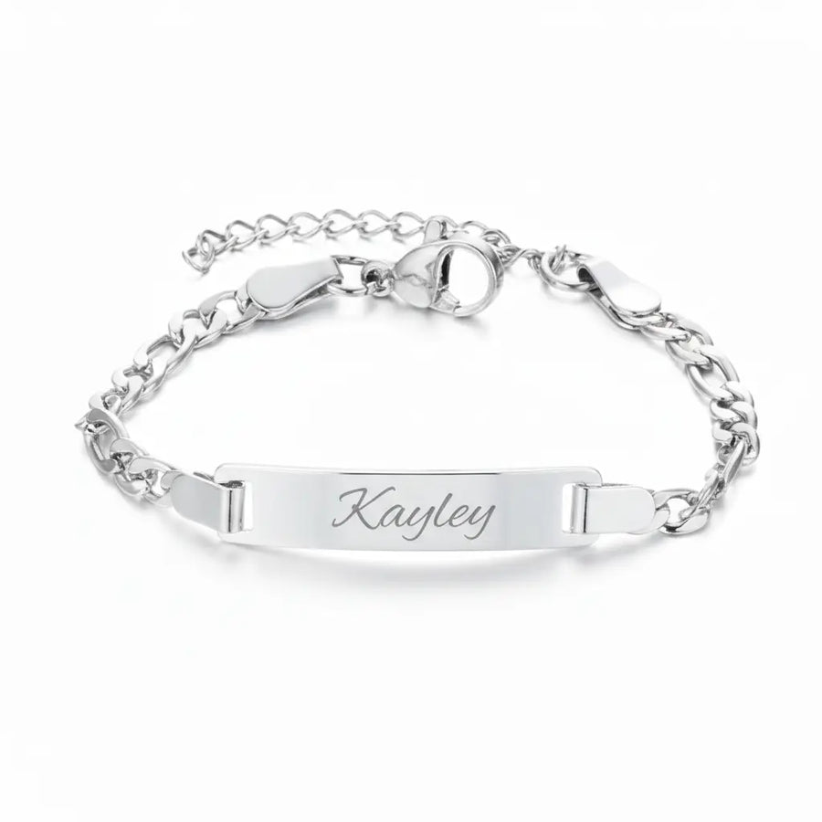 Personalised Baby's First Bracelet - Pixel Burn Custom Laser Creations